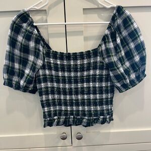 American Eagle Smocked Top